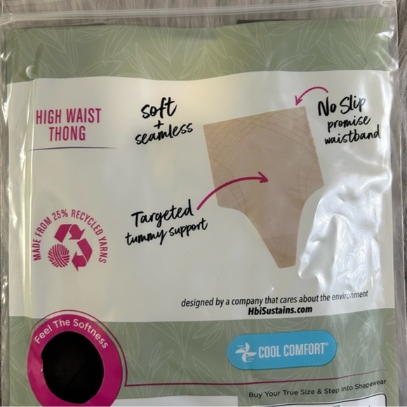 Maidenform Flexees Shapewear Womens Size Small‎ High Waist Thong Soft Sea… - Picture 6 of 7